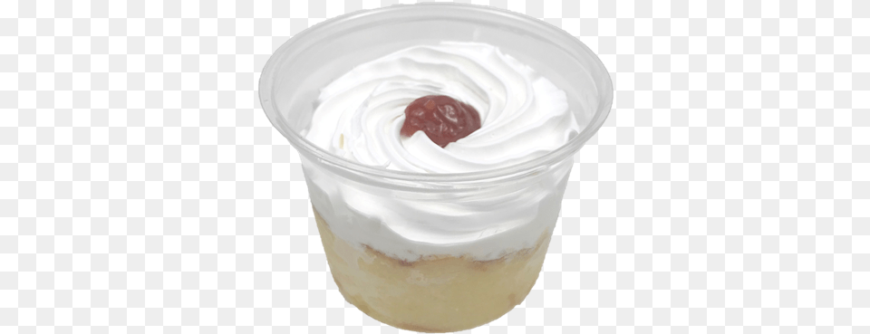 Walmart Bakery Guava Tres Leches Cupcake Whipped Cream, Dessert, Food, Whipped Cream, Ketchup Png Image