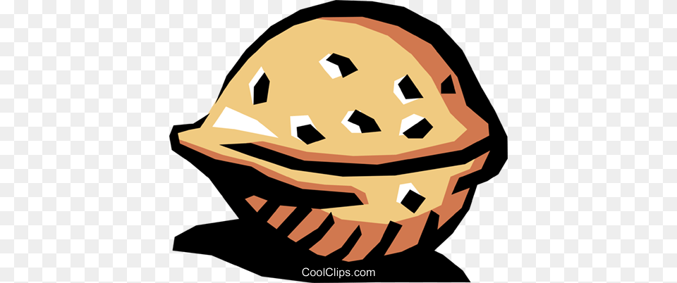 Walnut Royalty Vector Clip Art Illustration, Helmet, Cake, Dessert, Food Png Image