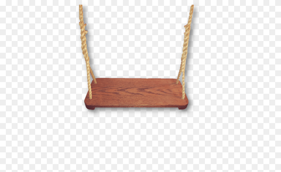 Walnut Stained Oak Wood Tree Swing, Toy Free Transparent Png