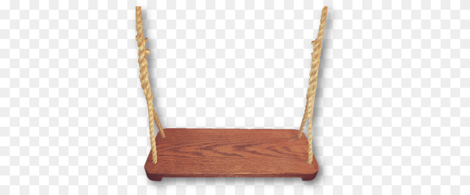 Walnut Stained Oak Wood Tree Swing Oak, Toy Free Png Download