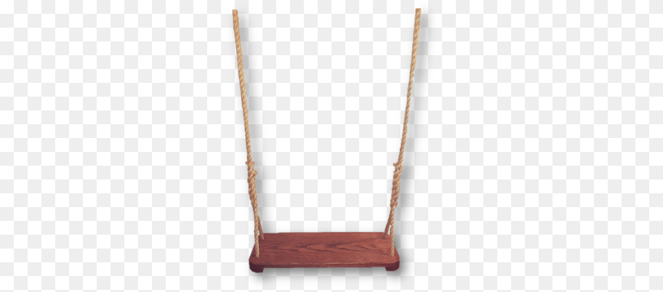 Walnut Stained Oak Wood Tree Swing Swing, Toy, Blackboard, Furniture Free Transparent Png