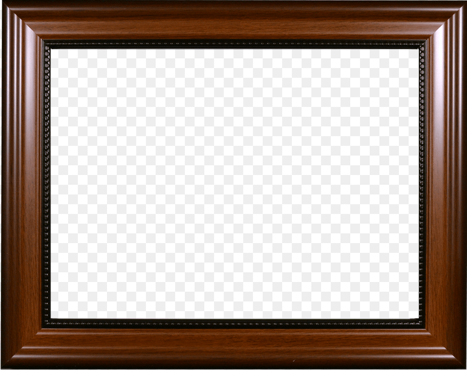 Walnut With Bead Certificate Frame Made At Wyman Frame, Blackboard, White Board Free Png