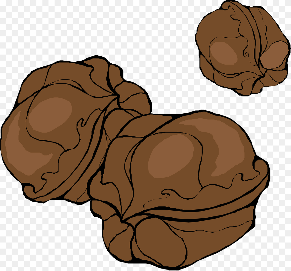 Walnuts Clipart, Food, Nut, Plant, Produce Png Image