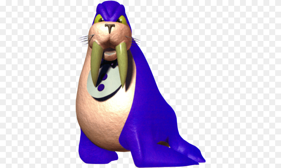 Walrus Diddy Kong Racing Bluey, Toy Free Png
