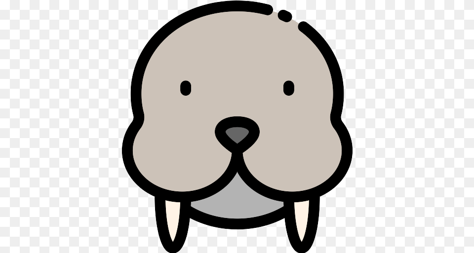 Walrus Icon Clip Art, Helmet, Stencil, Silhouette, Baby Free Png