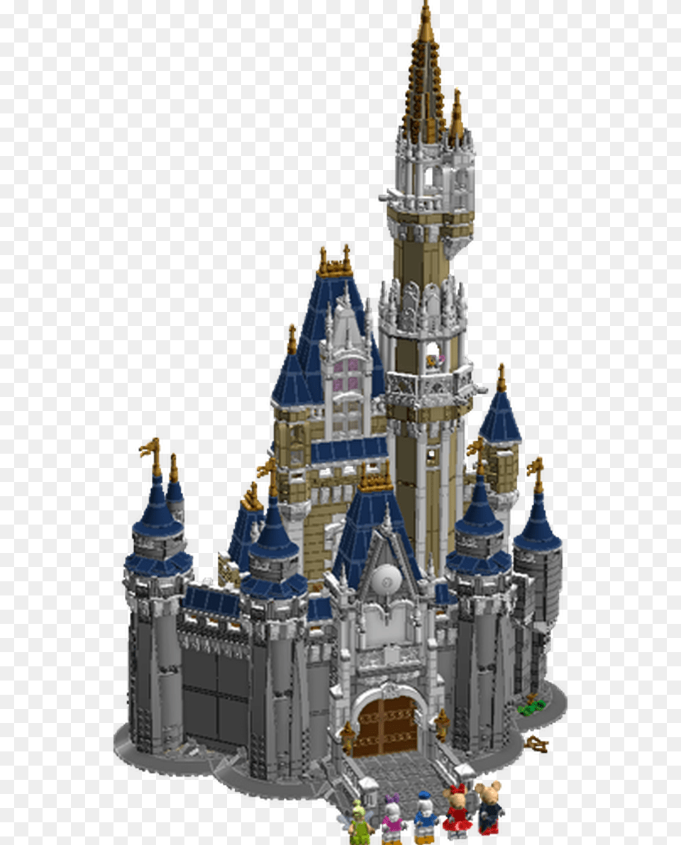 Walt Disney Castle Lego Digital Designer Disney Castle, Architecture, Building, City, Urban Png Image