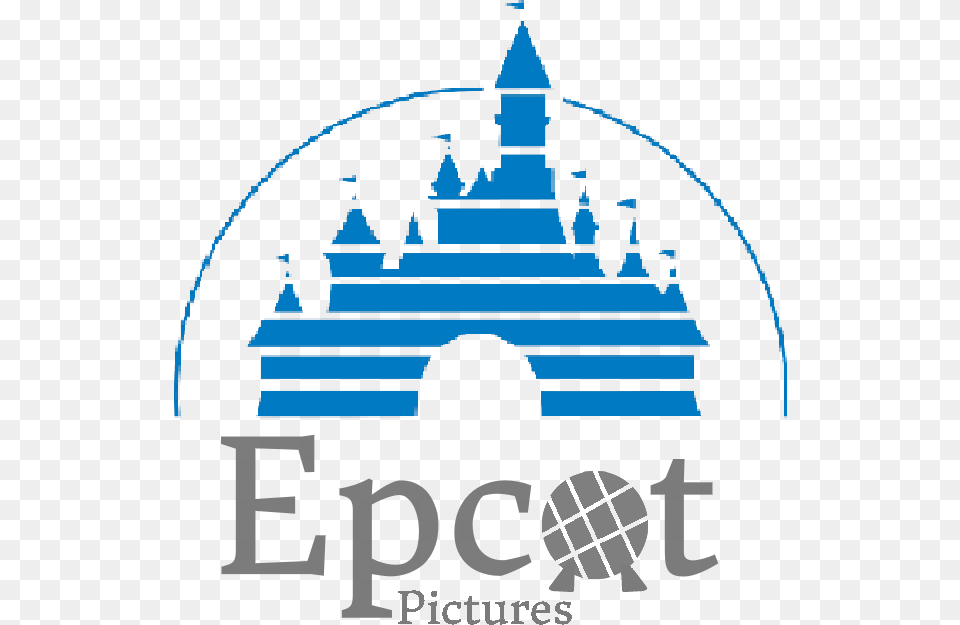 Walt Disney Castle Logo Disney Blue Castle Logo, People, Person, City, Architecture Png