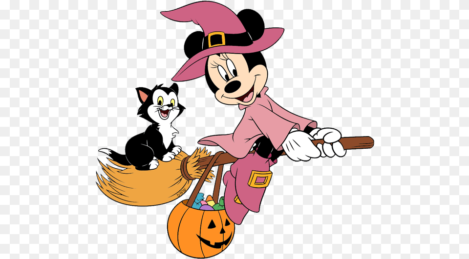 Walt Disney Characters Clipart Minnie Mouse Halloween, Cartoon, Person Free Png