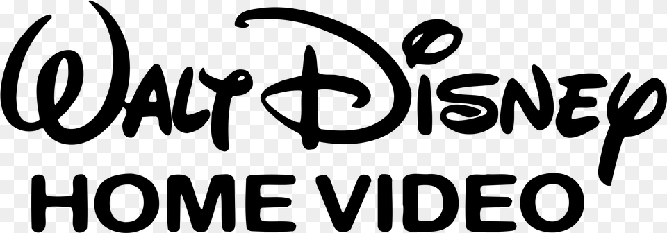 Walt Disney Home Video Logo Svg Walt Disney Logo, Gray Free Transparent Png