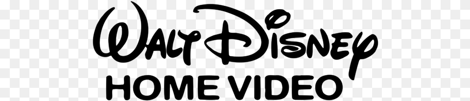 Walt Disney Home Video White Logo, Gray Free Png