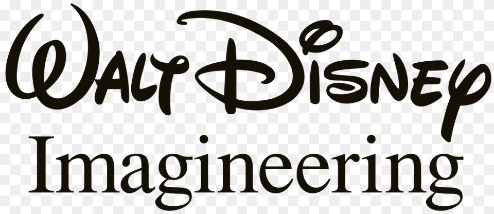 Walt Disney Imagineering Logo, Text, Blackboard, Calligraphy, Handwriting Free Transparent Png