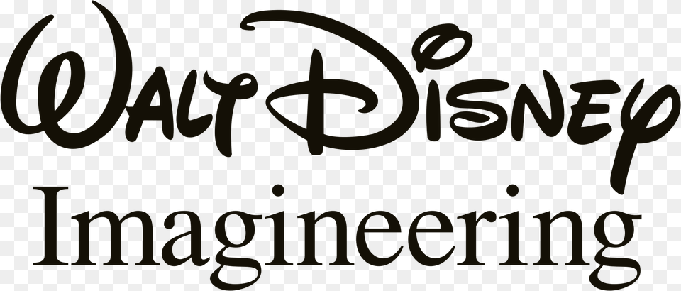Walt Disney Imagineering Logo Walt Disney Imagineering, Text, Blackboard, Handwriting Free Png Download