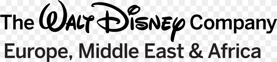 Walt Disney Logo Transparent Walt Disney Company Europe, Text Free Png Download