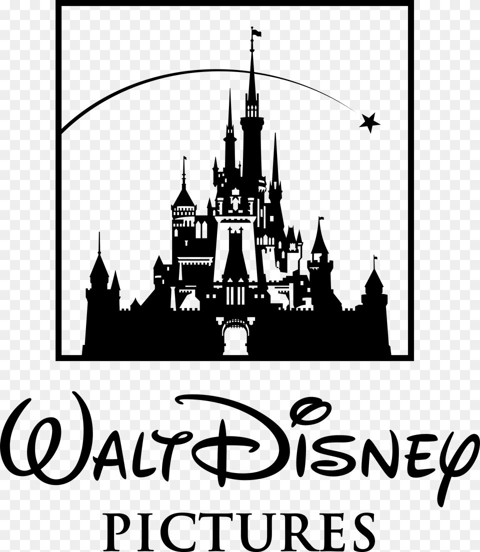 Walt Disney Studios Motion Pictures Logo, Gray Free Transparent Png
