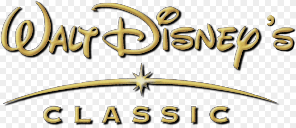 Walt Disney Walt Disney Classics Logo, Text, Animal, Dinosaur, Reptile Png