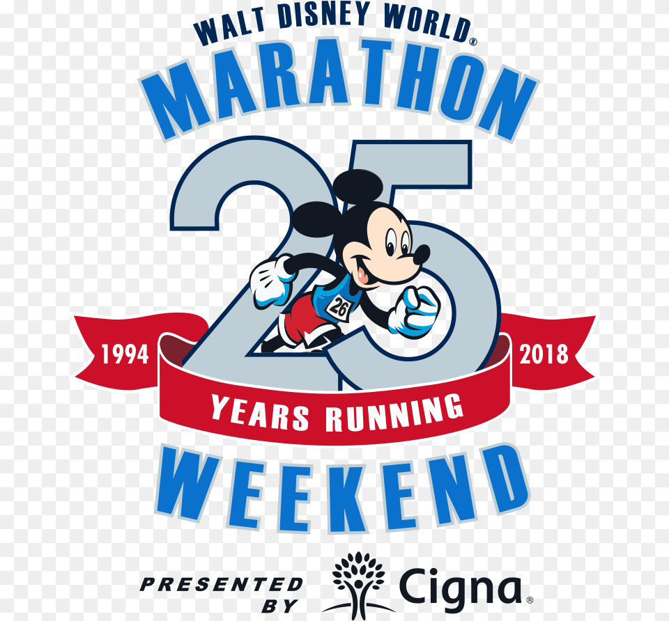 Walt Disney World Marathon 25th Anniversary, Advertisement, Poster, Dynamite, Weapon Free Png Download