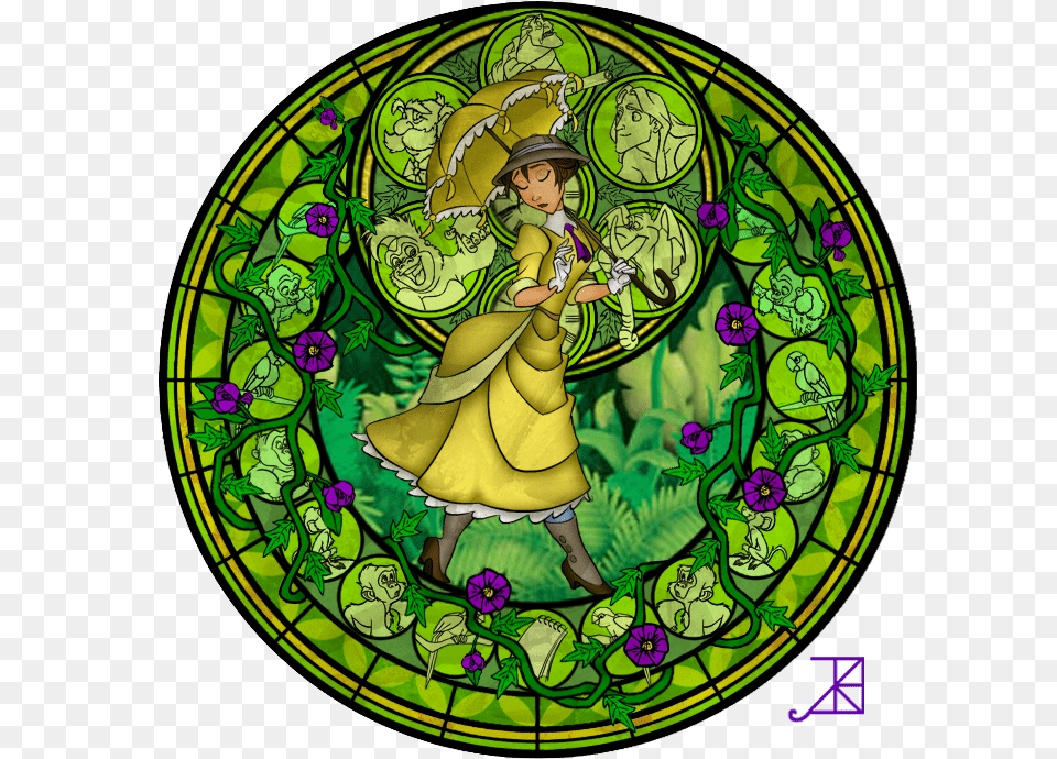 Walt Disney39s Tarzan Images Jane Hd Wallpaper And Background Kingdom Hearts Sora Mosaic, Art, Baby, Person, Stained Glass Png Image