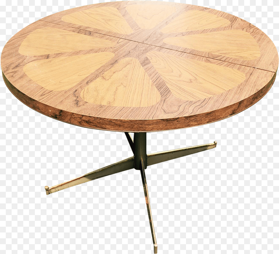 Walter Of Wabash Mid Century Modern Orange Slice Table Coffee Table, Coffee Table, Dining Table, Furniture, Tabletop Free Png Download