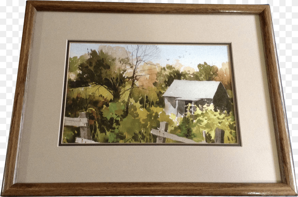 Walter Parke House In The Back Country Watercolor Watercolor Painting, Art, Photo Frame Png Image