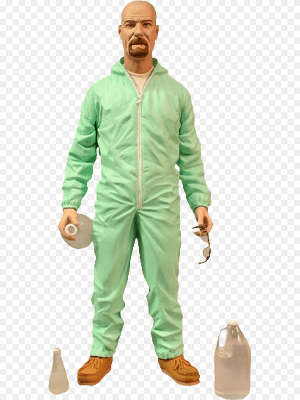 Walter White Blue Hazmat Breaking Bad 6 Previews Exclusive Walter White Blue, Adult, Person, Male, Man Free Png Download