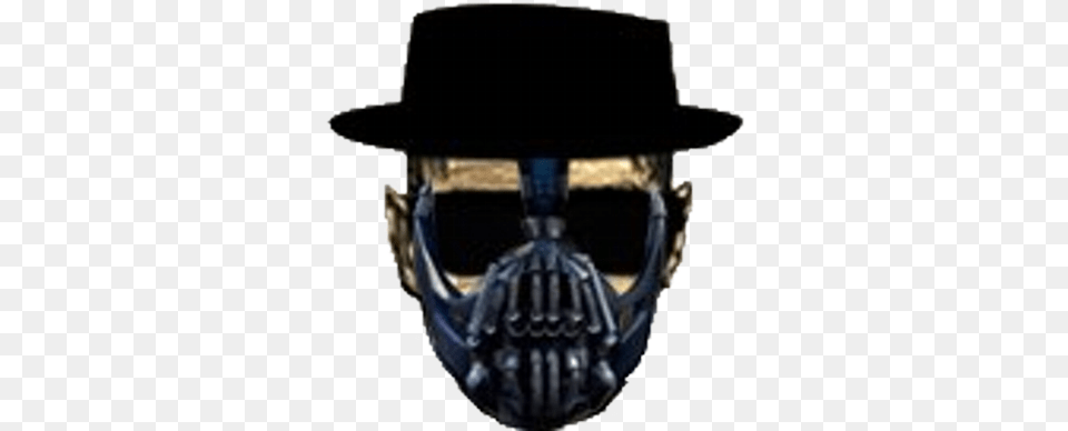 Walter White Heizenbergbb Twitter Tom Hardy Bane Mask, Helmet, Clothing, Hat Png Image