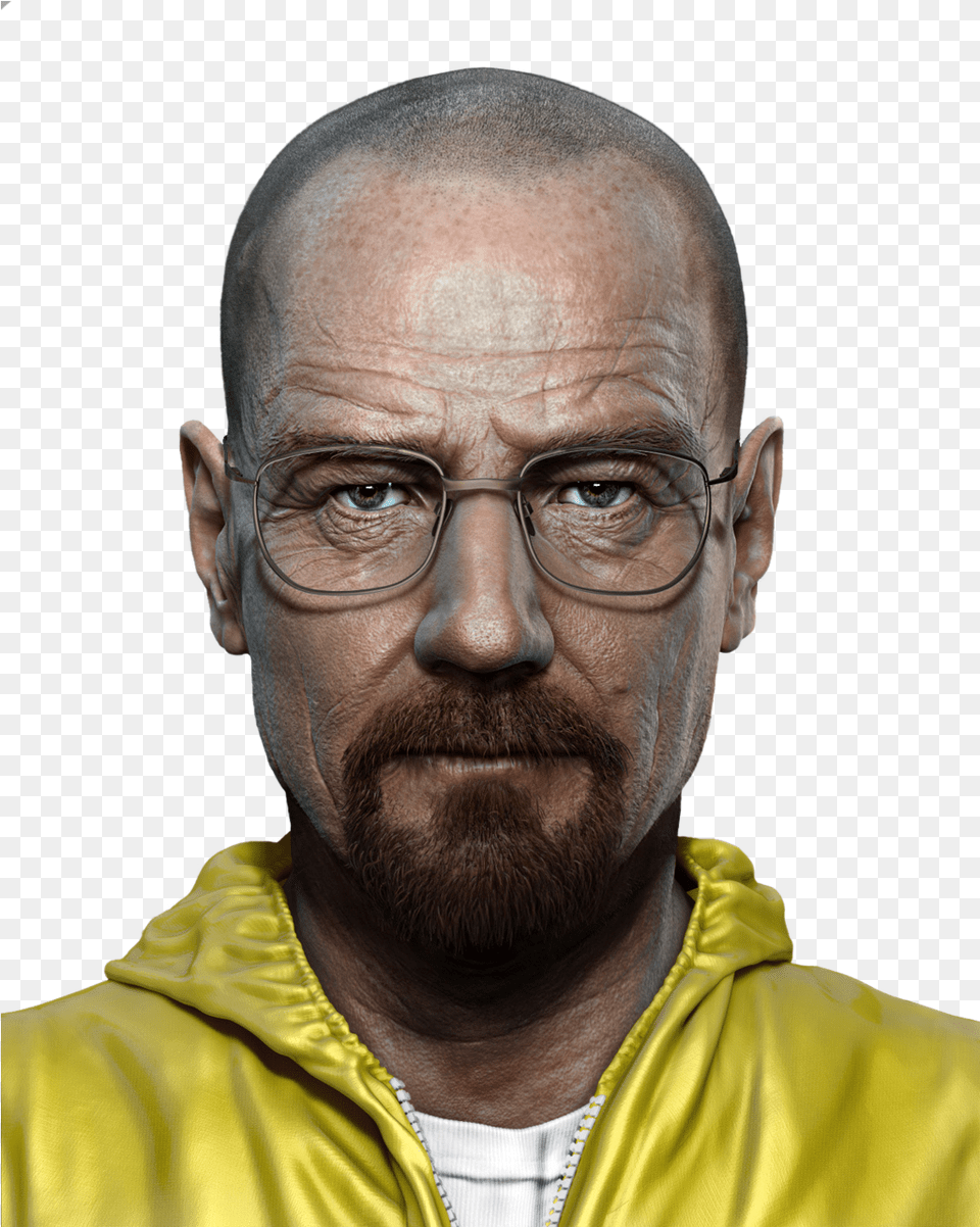Walter White Photos Walter White White Background, Head, Man, Person, Photography Free Png