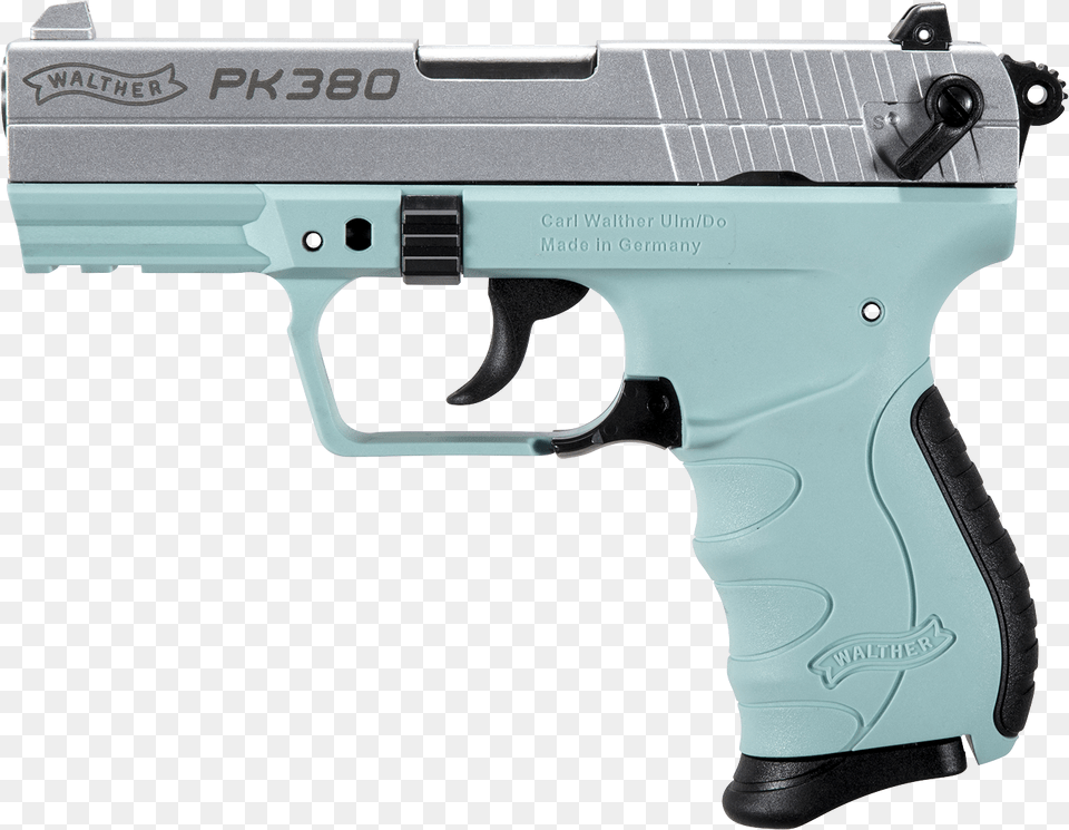 Walther Pk380 Angel Blue, Firearm, Gun, Handgun, Weapon Png Image