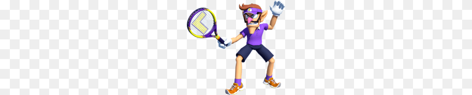 Waluigi, Baby, Person, Racket, Ball Png