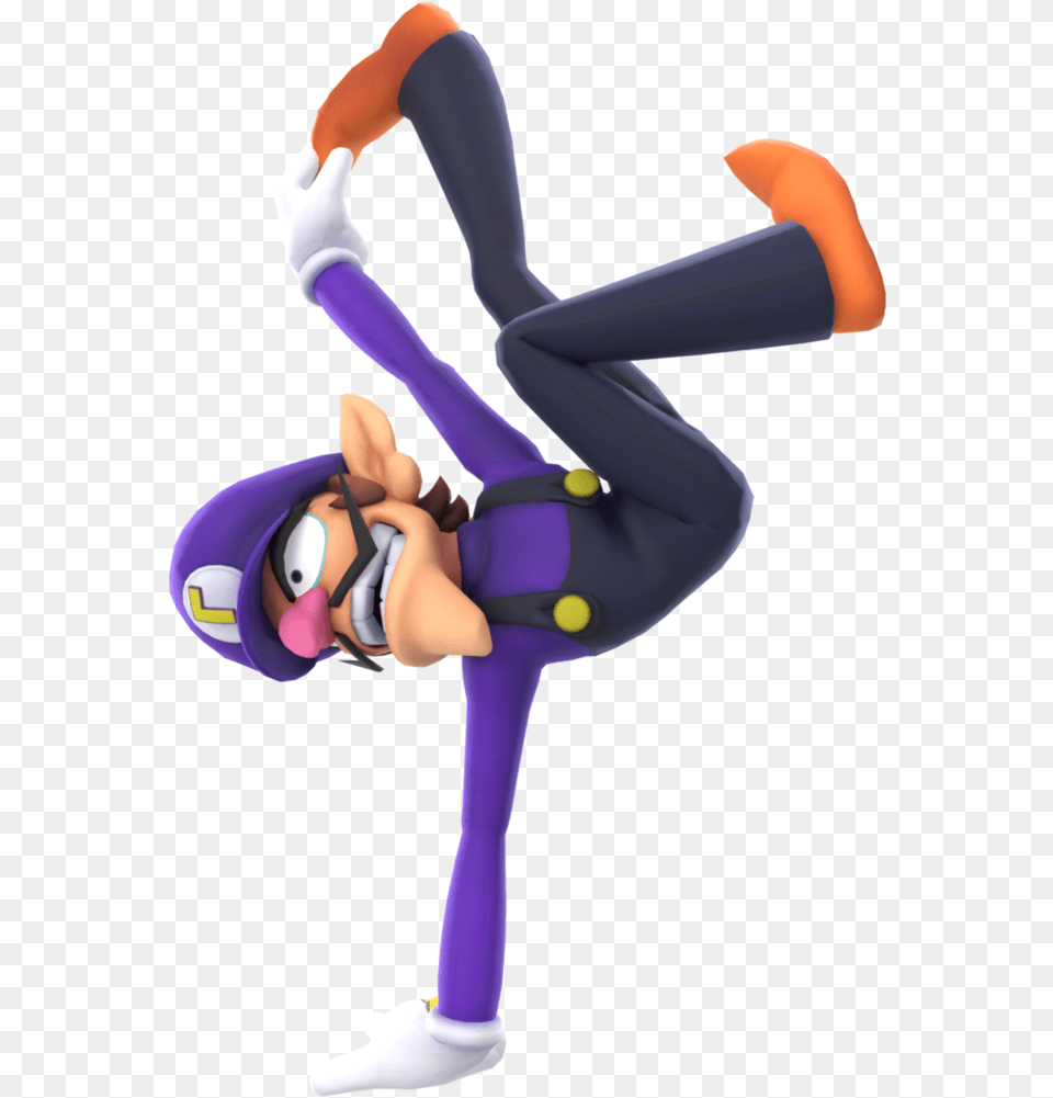 Waluigi Breakdancing, Person Free Transparent Png