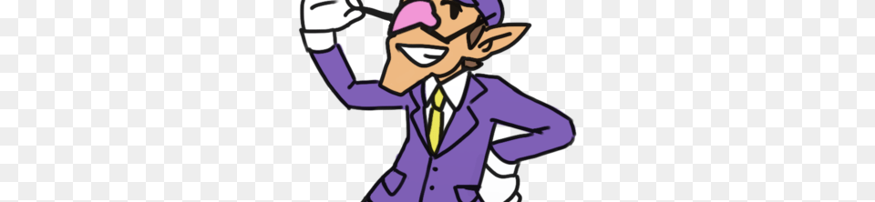 Waluigi Dating Sim The Wah Chronicles Devpost, Book, Comics, Publication, Purple Free Png