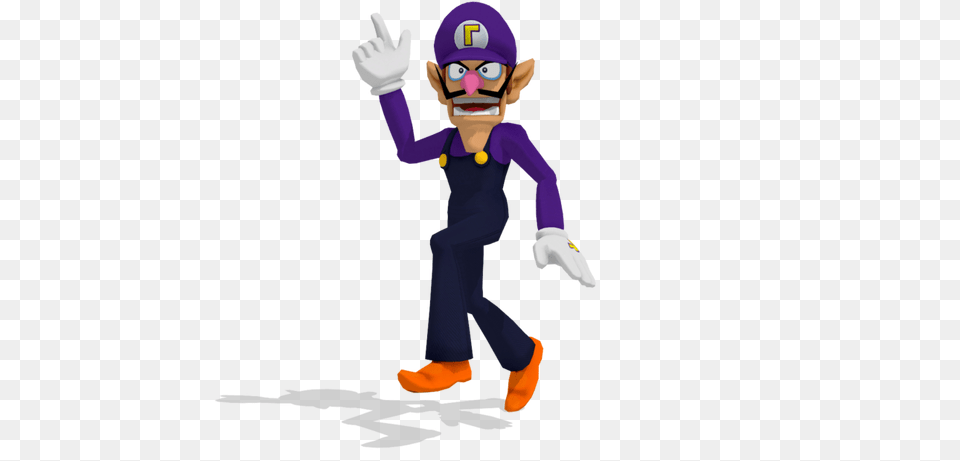 Waluigi Dl, Baby, Person, Face, Head Free Png Download