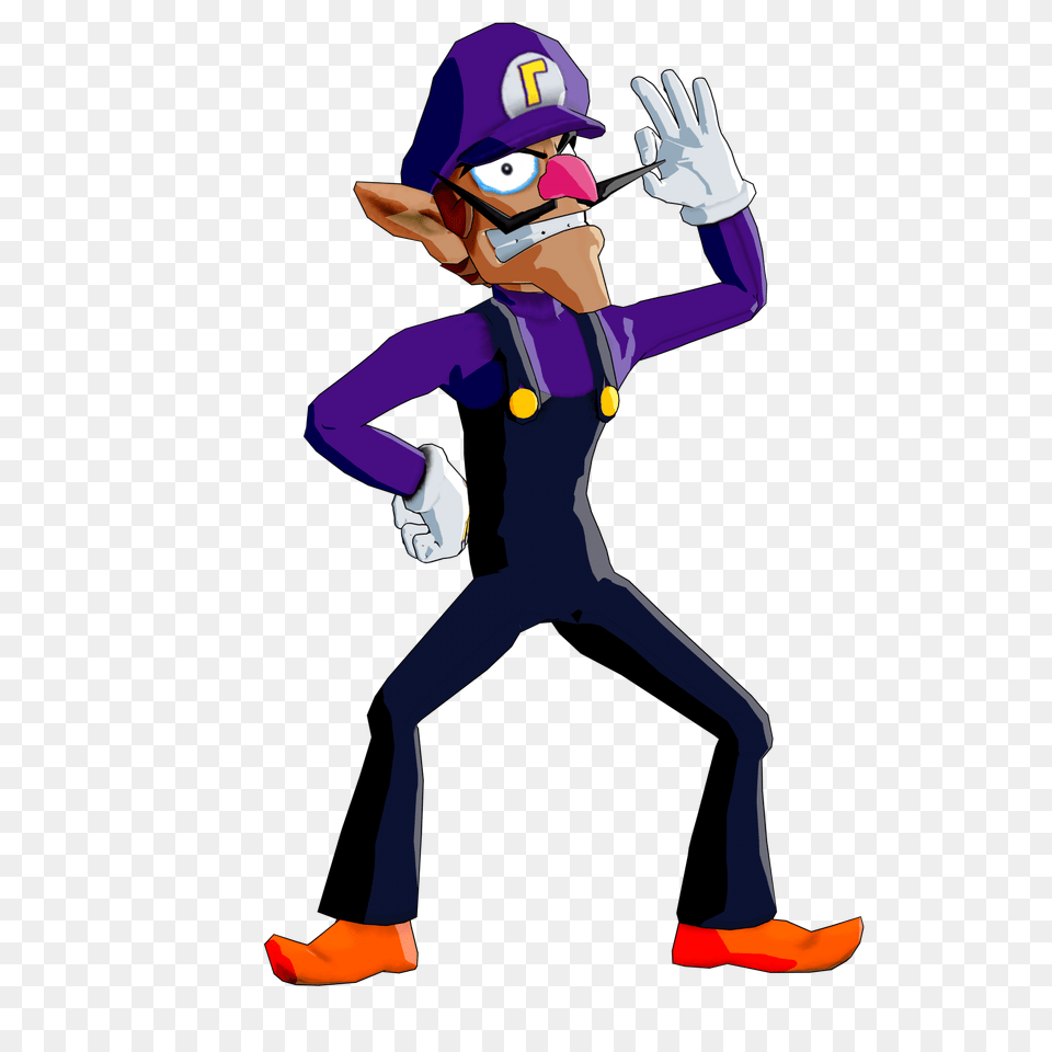 Waluigi Fighterz Mods, Baby, Person, Clothing, Glove Free Transparent Png
