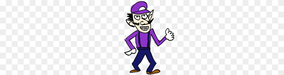Waluigi Has Never Once Appeared In A Wario Game Resetera, Baby, Person, Purple, Face Free Png