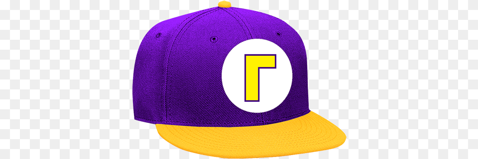 Waluigi Hat 5 Image Baseball Cap, Baseball Cap, Clothing, Text Free Transparent Png