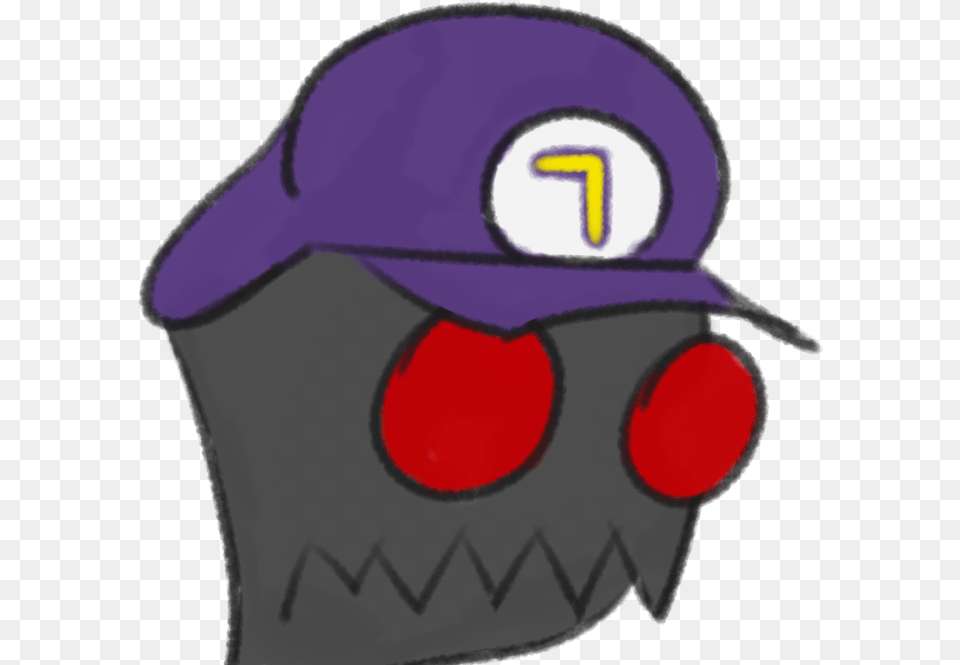 Waluigi Hat Cartoon, Cap, Clothing, Baseball Cap, Baby Free Transparent Png