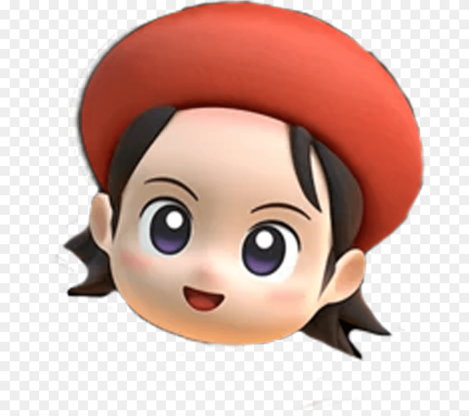 Waluigi Head Adeleine Kirby, Baby, Person, Face, Doll Png