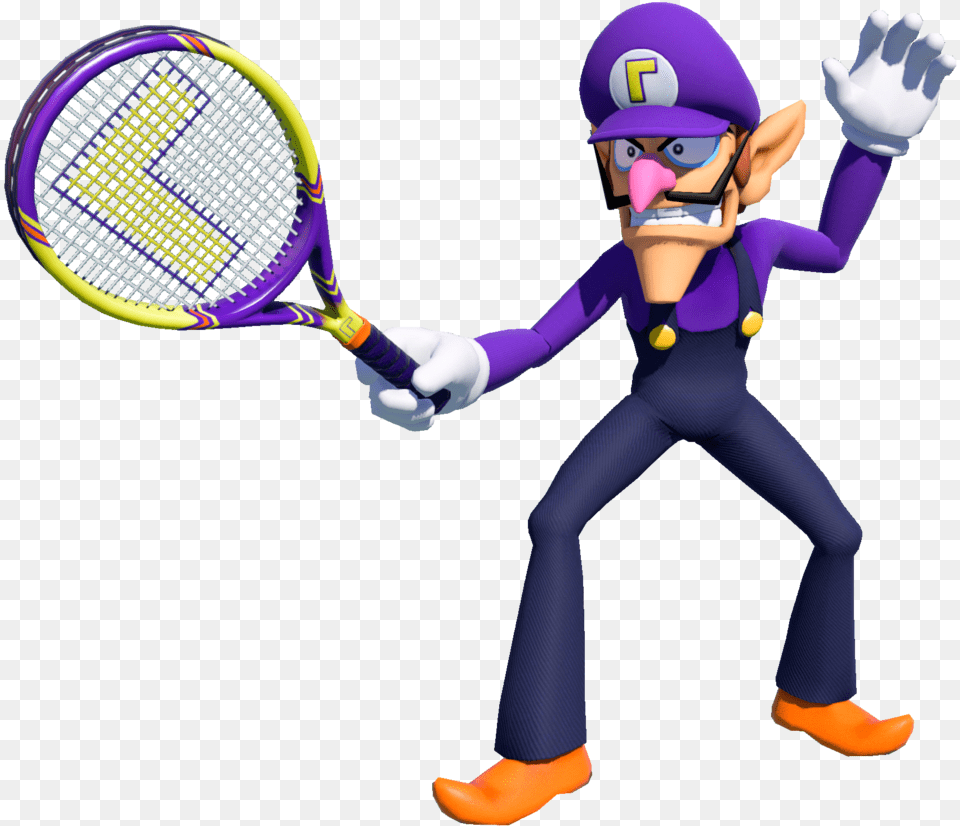 Waluigi Mario Tennis Ultra Smash, Racket, Sport, Tennis Racket, Baby Free Png