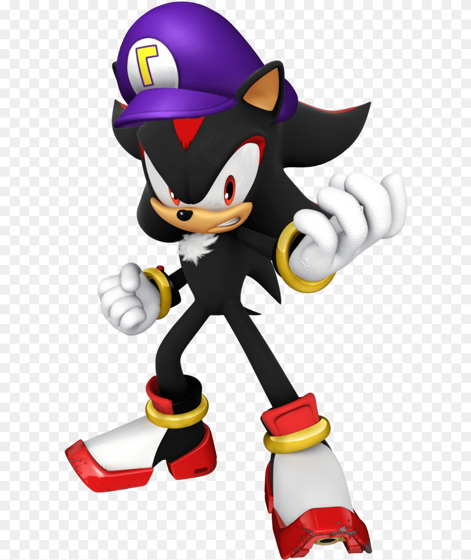 Waluigi S Hat On Shadow The Hedgehog Modern Shadow The Hedgehog, Toy Png