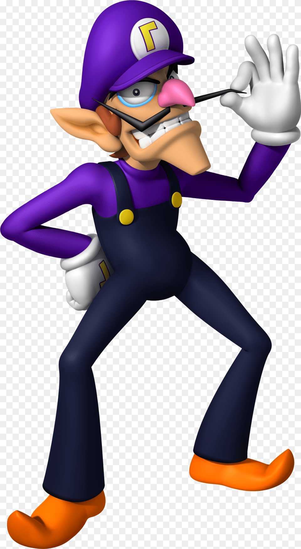 Waluigi Person, Performer, Head Free Transparent Png