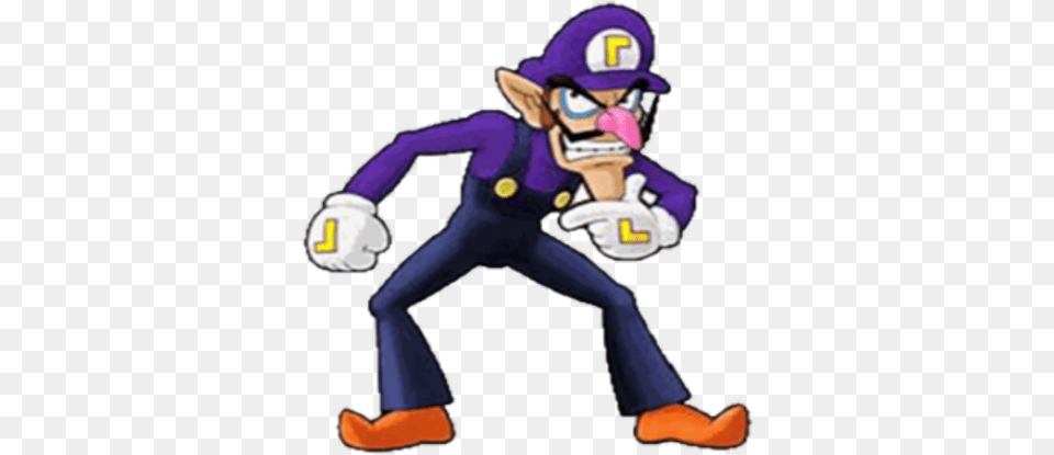 Waluigi Transparent Roblox Waluigi 2d Artwork, Baby, Person Free Png