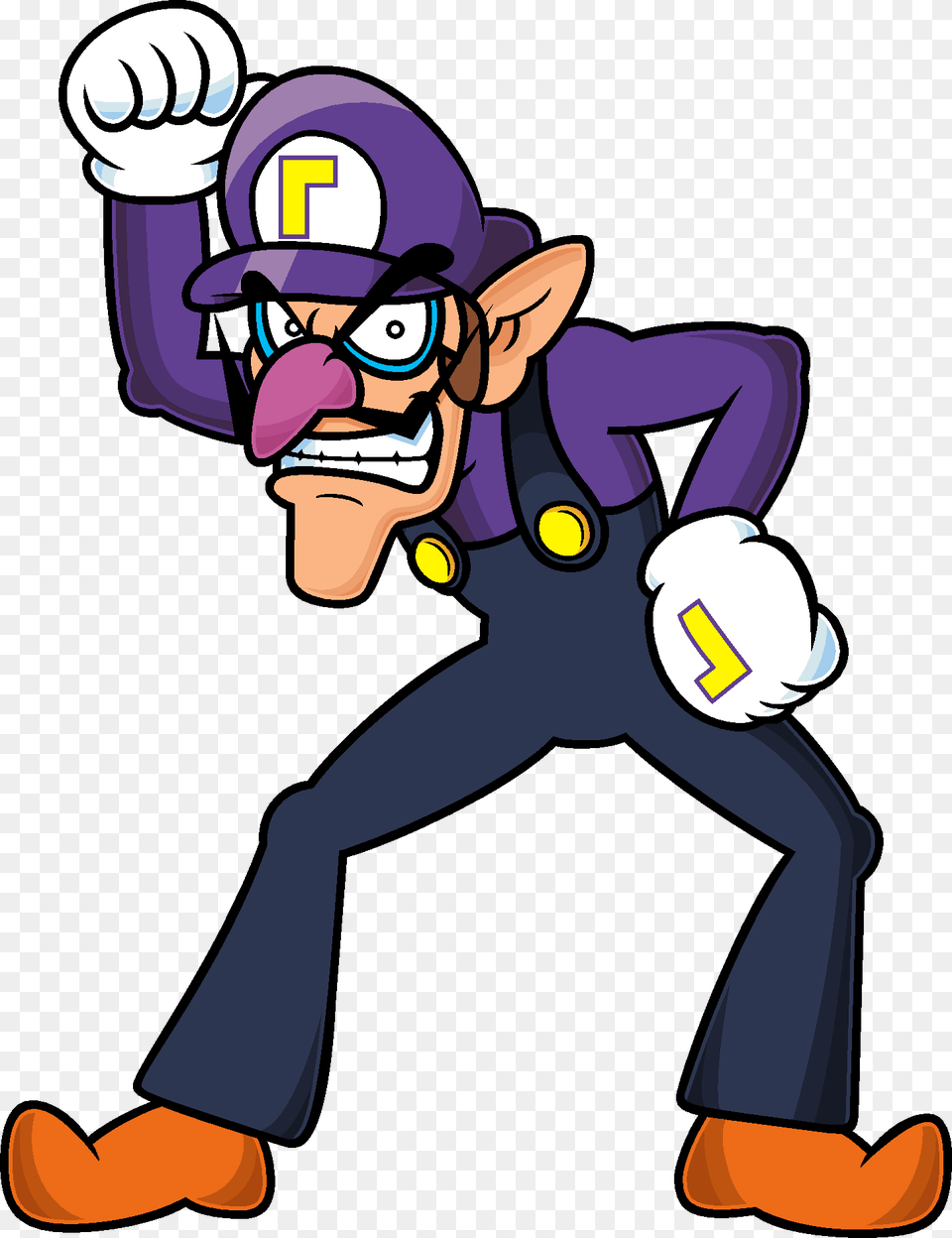 Waluigi Waluigi Artwork, Person, Book, Comics, Publication Png Image