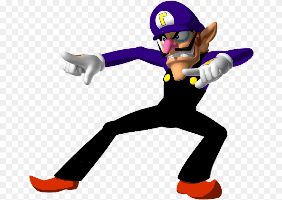 Waluigi Wario And Waluigi, Baby, Person, Clothing, Footwear Free Png