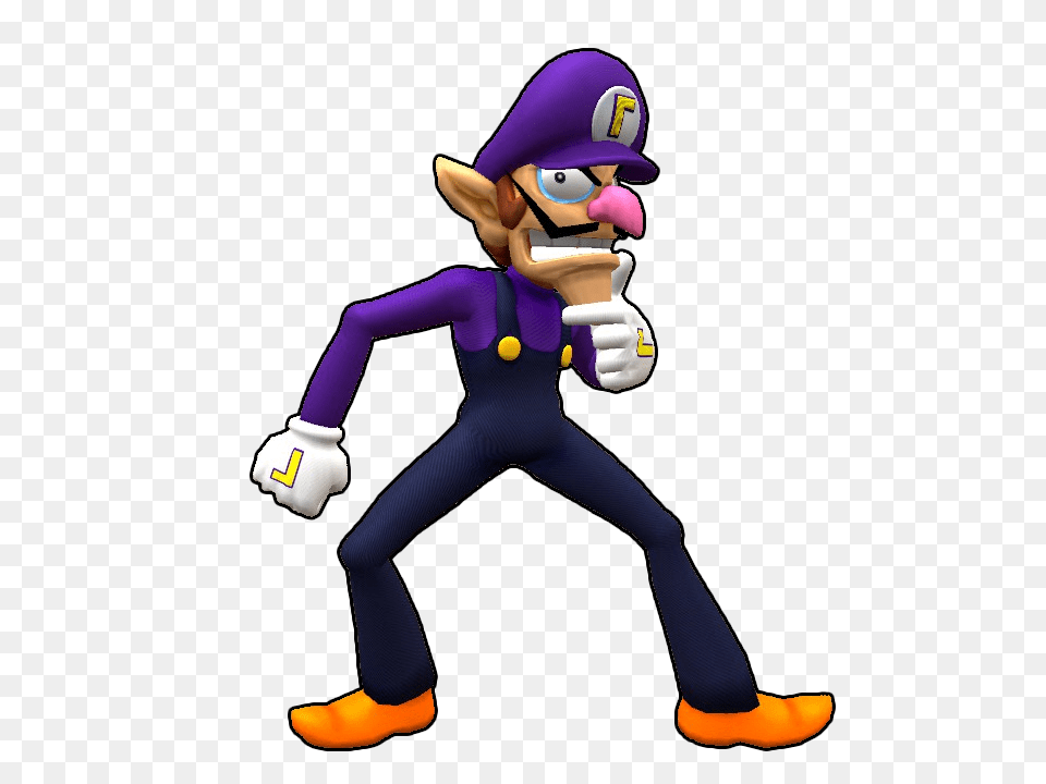 Waluigi Wondering, Baby, Person, Face, Game Free Png