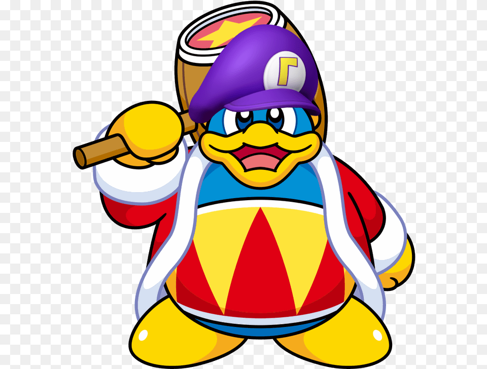 Waluigiquots Hat On King Dedede King Dedede, Nature, Outdoors, Snow, Snowman Free Transparent Png