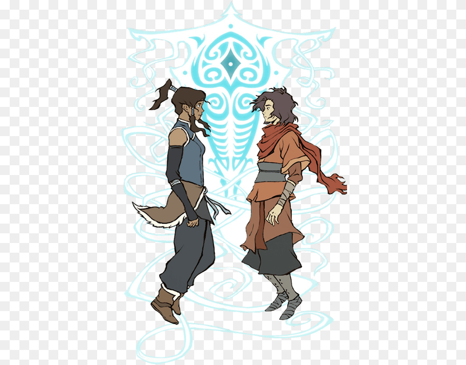 Wan Korra And Raava Wan The Legend Of Korra, Book, Comics, Publication, Person Free Transparent Png