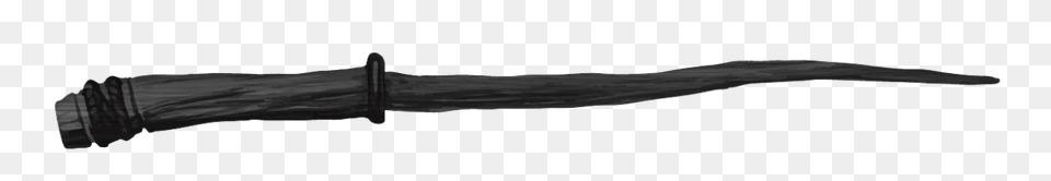 Wand Black And White Transparent Wand Black And White, Blade, Cutlery, Dagger, Knife Free Png