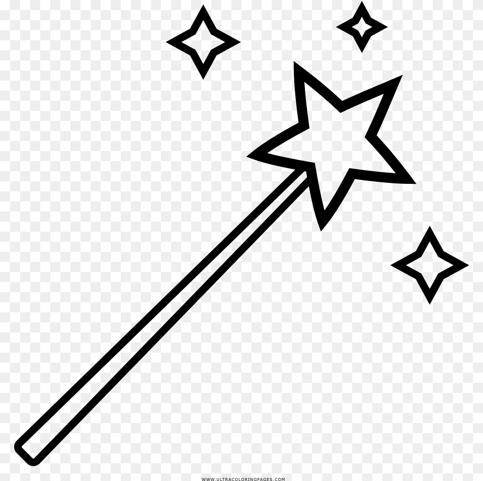 Wand Coloring, Gray Free Transparent Png
