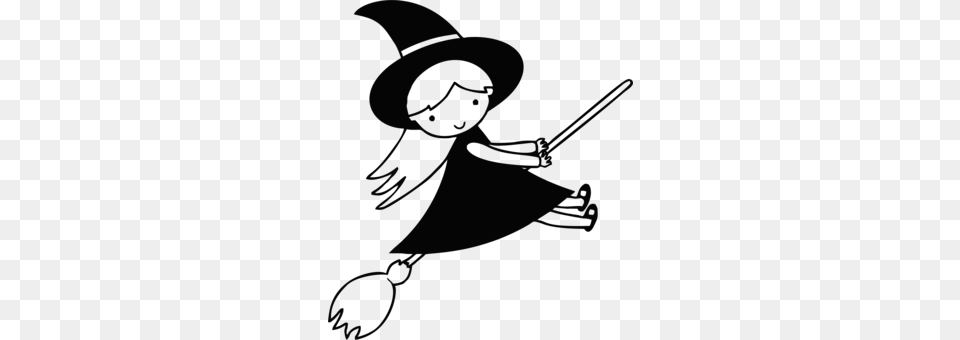 Wand Magician Cartoon Witchcraft, Clothing, Hat, Silhouette Free Png Download