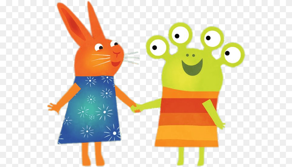 Wanda And The Alien Holding Hands Cartoon, Person Free Transparent Png