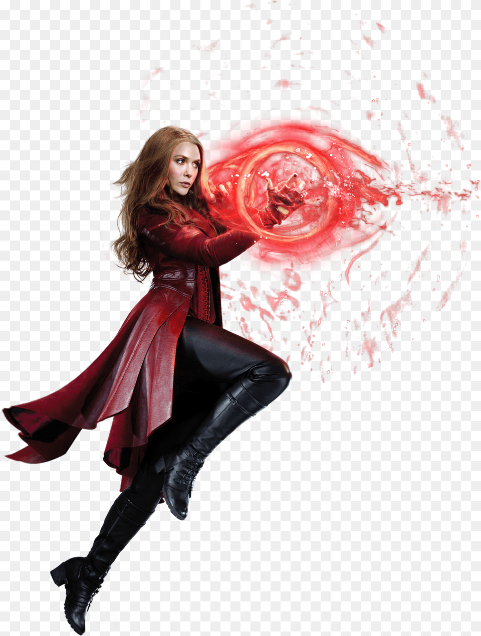 Wanda Maximoff Captain America Black Widow Vision Marvel Scarlet Witch Olsen, Adult, Person, Leisure Activities, Woman Free Transparent Png